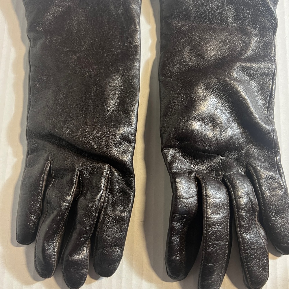 Lord And Taylor Genuine Leather Gloves Women’s Small Brown